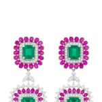 SKU - ER010 925 Sterling Silver Elegant Design Earring with synthtic ruby and emerald ChatGPT Image Jul 9, 2025, 03_09_29 PM-Photoroom