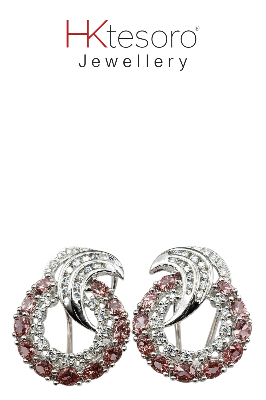 SKU – T025 925 Sterling Silver Sherbet Berry Stones Tops