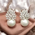 925 Sterling Silver Luxury Diamond Style Pearl Tops-01