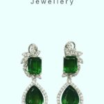 SKU - ER011 925 Sterling Silver Emerald Elegance Drop Earrings ChatGPT Image Jul 9, 2025, 03_15_05 PM-Photoroom