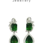 SKU - ER011 925 Sterling Silver Emerald Elegance Drop Earrings ChatGPT Image Jul 9, 2025, 03_15_05 PM-Photoroom