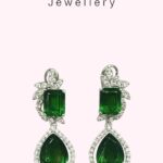 SKU - ER011 925 Sterling Silver Emerald Elegance Drop Earrings ChatGPT Image Jul 9, 2025, 03_15_05 PM-Photoroom
