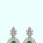 SKU - ER022 925 Sterling Silver Synthetic Oval cut Emerald Diamond Style Earrings ChatGPT Image Jul 9, 2025, 06_25_30 PM-Photoroom
