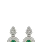 SKU - ER022 925 Sterling Silver Synthetic Oval cut Emerald Diamond Style Earrings ChatGPT Image Jul 9, 2025, 06_25_30 PM-Photoroom