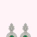 SKU - ER022 925 Sterling Silver Synthetic Oval cut Emerald Diamond Style Earrings ChatGPT Image Jul 9, 2025, 06_25_30 PM-Photoroom