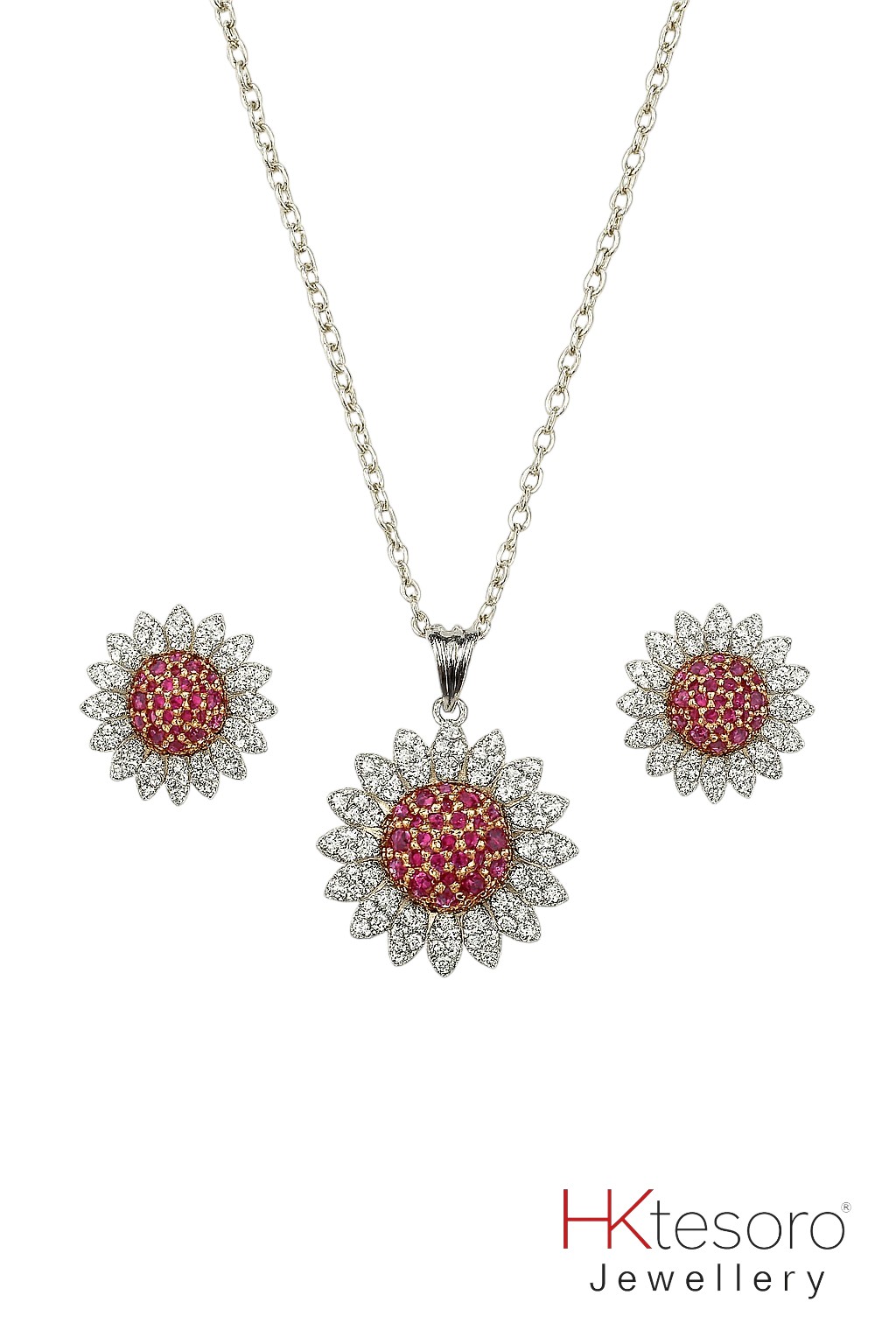 SKU – PS031 925 Sterling Silver Regalia Pendant Set