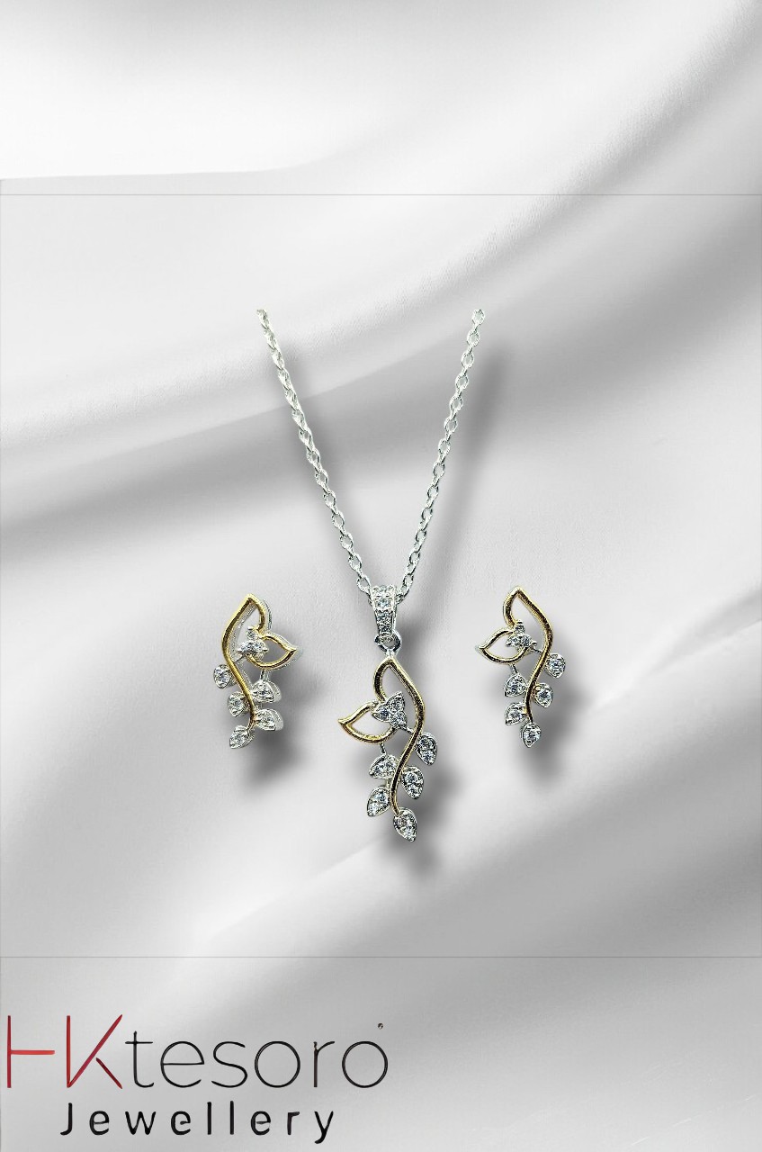 SKU – PS039 925 Sterling Silver Tesoro Scarlet Blossom Set