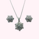 SKU – PS044 925 Sterling Silver Crystal Snowflake Sparkle Set by HK Tesoro IMG_20250531_123210_378-Photoroom-1-Photoroom