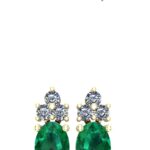 SKU -T064 925 Sterling Silver Emerald Crown Studs by HK Tesoro white-Photoroom (19)