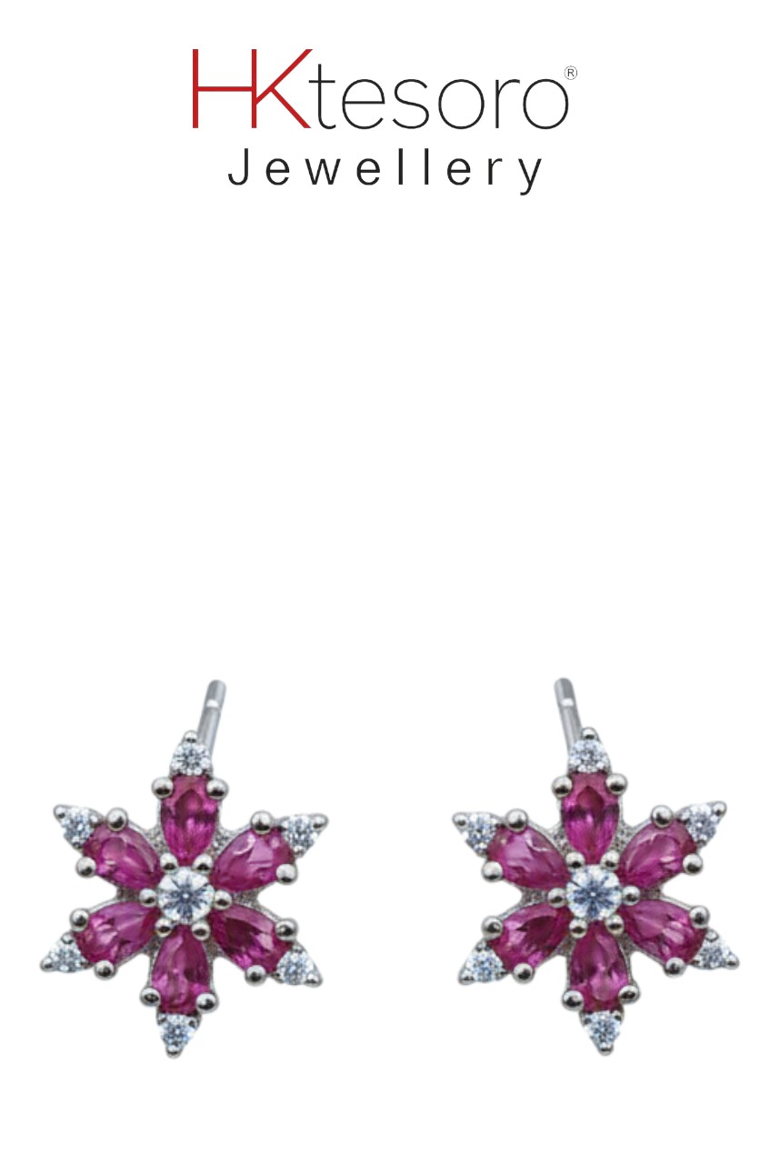 SKU -T065 Ruby Blossom Tops