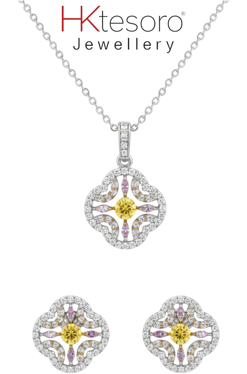 SKU – PS062 HKtesoro Dual-Tone Starburst Set