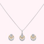 SKU – PS081 Two-Tone Blossom Pendant & Earring Set WhatsApp Image 2025-12-13 at 3.47.48 PM (1) (1)