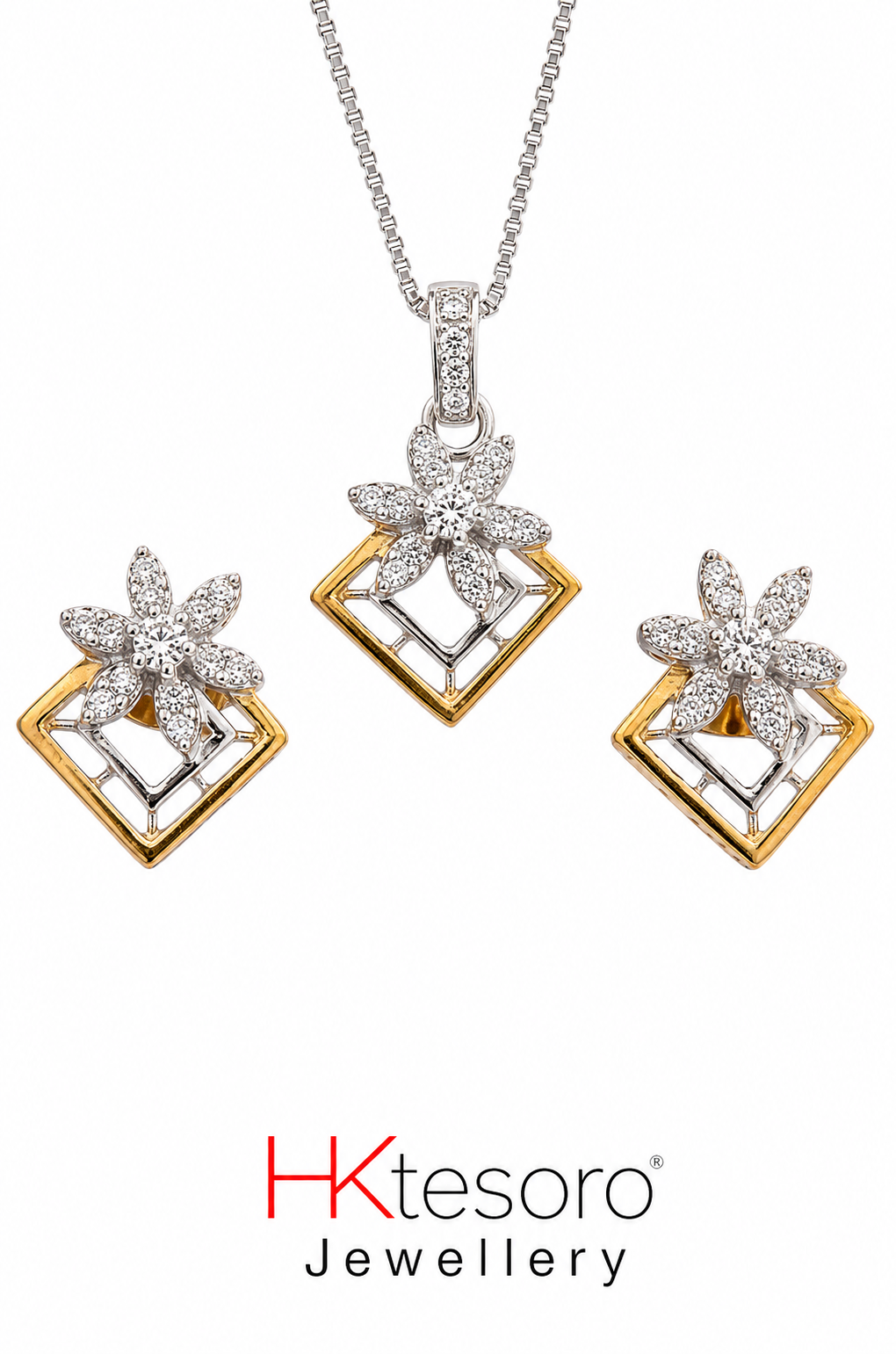 SKU – PS108 Floral Quadra Lustre Set
