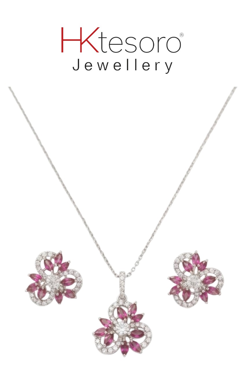 SKU – PS115 Ruby Blossom Pendant Set WhatsApp Image 2026-07-04 at 3.17.22 PM (1) (1)